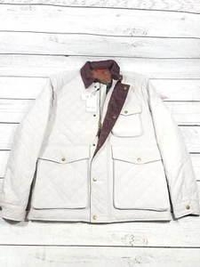NWT Robert Graham Quilted Camp Jacket in Stone Size S. $398. - Picture 1 of 7
