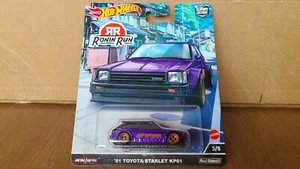 Hot Wheels Car Culture Ronin Run '81 Toyota Starlet KP61 3/5 HCK11 - Picture 1 of 2