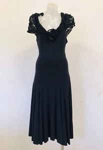 TATIANA DUARTE Little Black Dress Brazil Ladies Size  M Suit 8 - 10 Good Cond - Foto 1 di 12