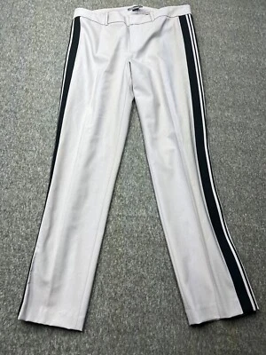 Pantalones de vestir VINCE Lampas para mujer V137021001 gris mezcla de lana talla 8  Foto 1 de 4