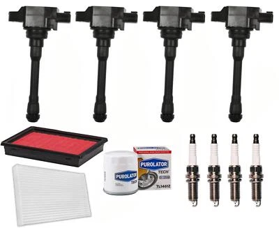Direct Ignition Coil, Spark Plugs & Filters Fits 2013-2018 Nissan Sentra 1.8L - Image 1 of 4