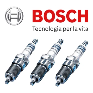 Kit 3 Candele Accensione Bosch Peugeot Citroen C1 II Cactus 108 208 1.2 Aygo - Imagen 1 de 9