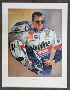 Mark Martin Signed Autographed Print by Jeanne Barnes SALE 1/2 OFF! - Picture 1 of 1