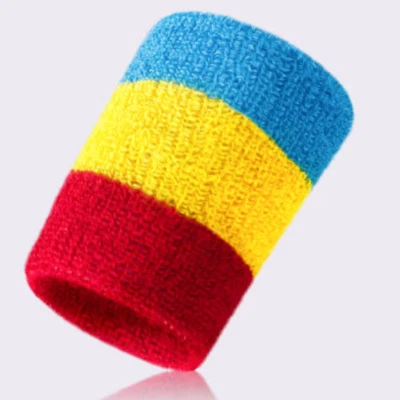 1PC New Unisex Outdoor Sweat Band Yoga Gym Stretch Wrist Wristband Sport Towel - Image 1 of 4