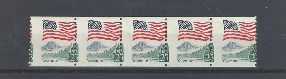 U.S. EFO'S Scott # 2280 MNH Strip of 5, Major Misperf, Nice!! - Image 1 of 1