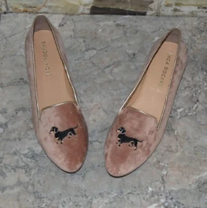 Scarpe Jack Rogers in velluto bassotto rosa taglia 11M ecc condizioni - Foto 1 di 7