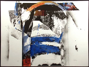 Bellas artes numeradas firmadas Dennis Frings "Impacto de la realidad en un sueño móvil I" - Imagen 1 de 1