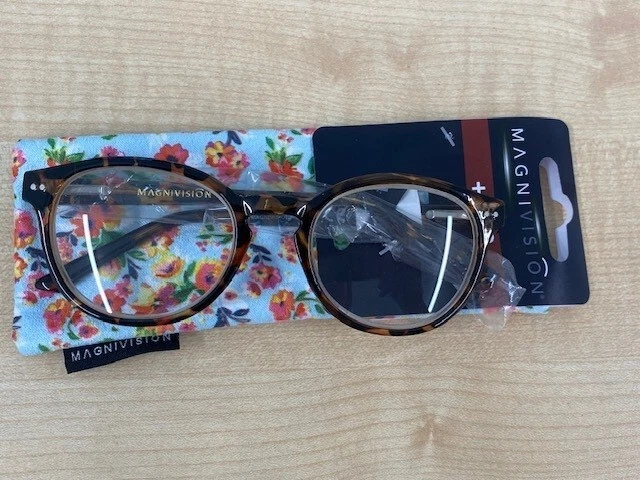 Foster Grant Magnivision Reading Glasses + 3.50 inc case