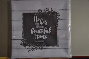 Special Moments Memories Collection 8.5x8.5 Wall Art - Ecclesiastes 3:11 - Picture 1 of 3