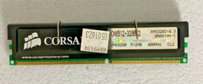 CONSAIR CMX512-3200 400Mhz CL2 (1 x 512 Mb Module) - Image 1 of 3