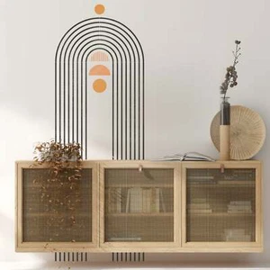 Schwindelente Art Deco Schablonen-Kit für Wandlinie Bogen Mitte des Jahrhunderts Boho Wandschablone - Bild 1 von 3