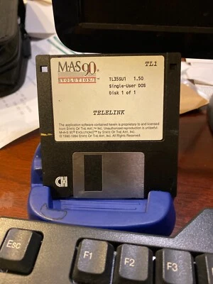 VINTAGE New And Unused MAS90 Evolution/2 1.50 TELELINK disk.  - Image 1 of 2