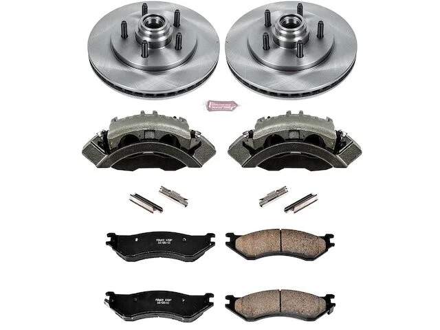 Kit de pastillas de freno delanteras y rotor 45ZNBK54 para Lincoln Navigator 2000 2001 2002 Foto 1 de 1