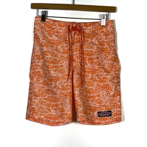 Vineyard Vines Boys School of Tarpon Board Shorts Small EUC - Picture 1 of 6