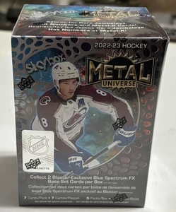 Carte collezionabili Upper Deck Skybox Metal Universe Hockey 2022-23 1 Blaster Box - Foto 1 di 1