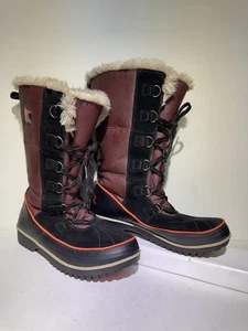 Sorel Tivoli II Stiefel Damen Größe 10 Wildleder Leder groß Winter Schnee NL2094-259 - Bild 1 von 17
