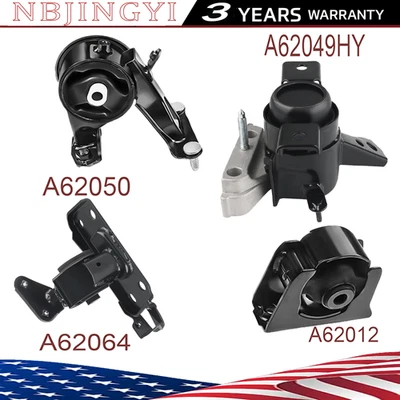 4Pcs Engine Motor & Transmission Mount For Toyota RAV4 2WD 2006-2008 1237128190 - Image 1 of 4