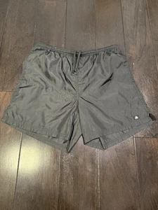 Vintage Nike ACG Black Nylon Shorts Mesh Lined Size Large 90s 6” Inseam - Picture 1 of 10