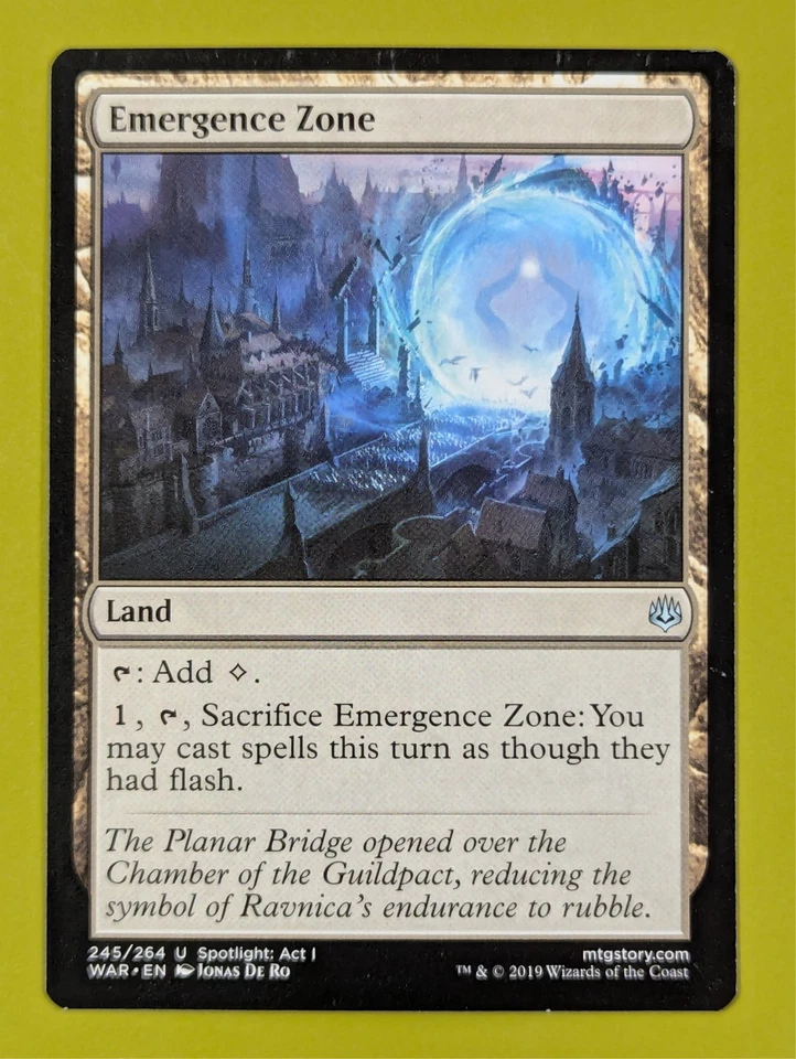 Emergence Zone x1 War of the Spark 1x Magic the Gathering MTG - Image 1 of 1