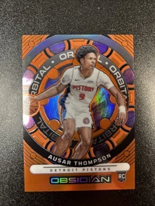 2023-24 Panini Obsidian - Orbital Orange Flood Ausar Thompson # /75 (RC) XR - Bild 1 von 10