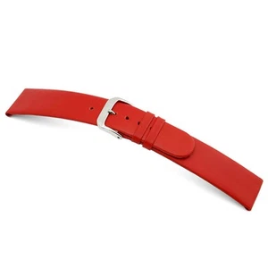 Rindsleder Uhrenarmband | Der Klassiker | Rot - Bild 1 von 2