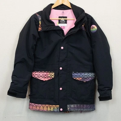 Girls Burton Dry Ride Elstar black snowboard parka jacket-XL - Image 1 of 4