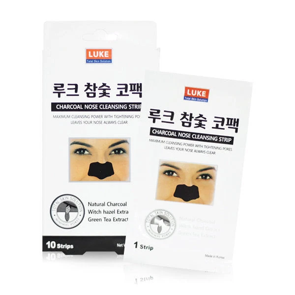 LUKE Charcoal Nose Pore Cleansing Strips - 10 Sheets (1 Pack) - Image 1 of 1