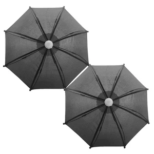  2 Pcs Tiny Umbrella Decoration Dollhouse Umbrellas Mini Decorative - Bild 1 von 12