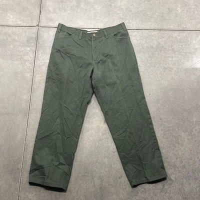 Vintage Big Mac Green Workwear Pants W38 L29 Cotton Mens Authentic Durable - Image 1 of 4