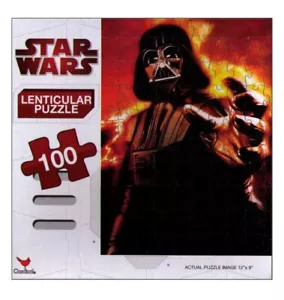 Cardinal Star Wars DARTH VADER 100pc Lenticular Puzzle NEW Sealed Box 9”x12” - Picture 1 of 1