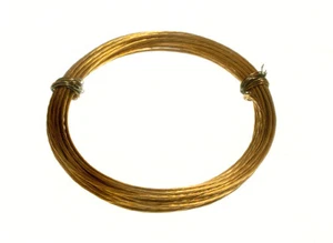 Neu 3 x Rollen Messing Bilderdraht 12Kg Bruchgewicht 3,5 Meter - Onestopdiy - H - Bild 1 von 1