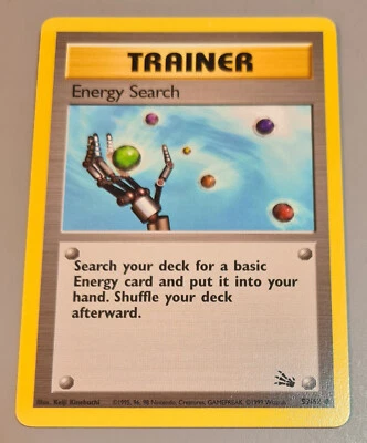 Energy Search # 59/62 Common aus Fossil 2000 Pokemon Englisch Near Mint Vintage - Bild 1 von 3