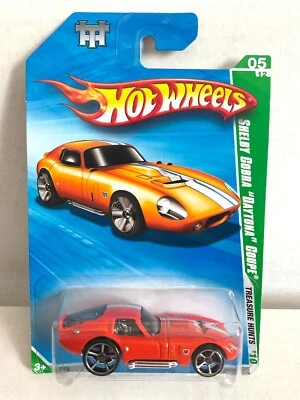 Hot Wheels Treasure Hunt TH - SHELBY COBRA DAYTONA - 2010 #057 - Naranja #05/12 Foto 1 de 3