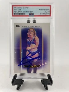 Kimberly Frankele Signed 2017 Topps WWE Women's Division Card PSA DNA Slabbed - Picture 1 of 2