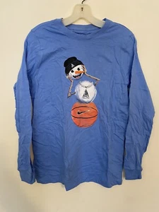 NIKE Ja 1 NBA ALL-STAR MERCH Snow Man Ja Morant LOGO T-Shirt New - Picture 1 of 4