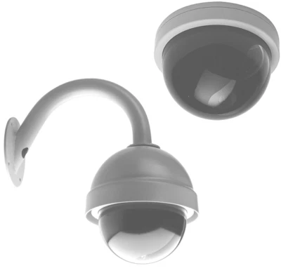 Cámara domo de seguridad GE Security GBC-DM-450-VF 425 TVL 5′′ B/W Foto 1 de 4