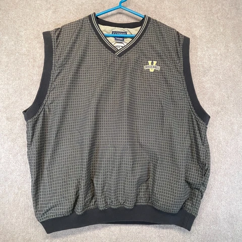 Vanderbilt Commodores Golf Vest Men's XL Lined Sleeveless Pockets LA Loving Cover