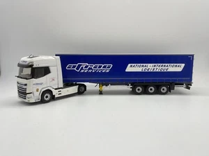 ELIGOR - DAF XG+ Tautliner 4x2 with 3 Axles trailer - AFRAC SERVICES - 1/43 -... - Picture 1 of 1