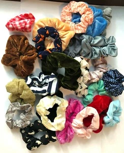 Hair Scrunchies Ties Huge Variety Lot of 25 - Bild 1 von 1