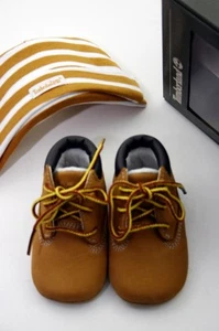 TIMBERLAND Baby Boots & Gorro Nubuk Cuero Zapatos Botas T.14 16 17 18 20 - Imagen 1 de 3