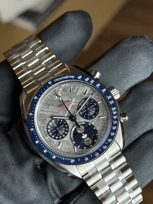 OMEGA Speedmaster Meteorite Navy Moonphase 43mm Watch 304.30.43.52.06.001 2025 - Image 1 of 4