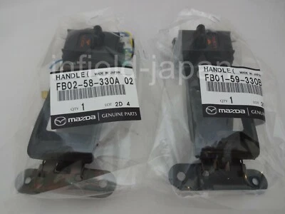 Juego de interruptor de bloqueo de manija de puerta interior derecha y derecha genuino Mazda RX-7 FC3S RHD F/S Foto 1 de 4