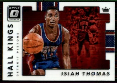 2017-18 Donruss Optic Hall Kings Isiah Thomas Detroit Pistons #11 - Image 1 of 2