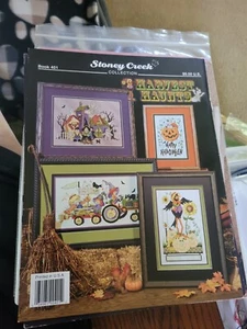 Harvest Haunts Halloween Stoney Creek Cross Stitch Pattern Book 401 Chart - Picture 1 of 2