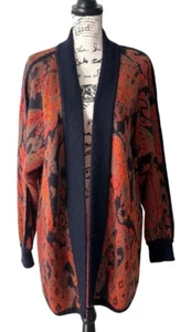 Vintage Escada Margaretha Ley Cardigan Sweater Jacket Mohair Wool Pockets EU 34 - Picture 1 of 5