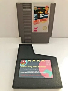 METROID Vintage Nintendo NES 1987 Game Cartridge WITH SLEEVE! 🔥 - Picture 1 of 3