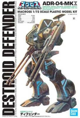 Bandai Macross 1/72 Scale Destroid Defender ADR-04-MKX Plastic Model Kit - Image 1 of 4