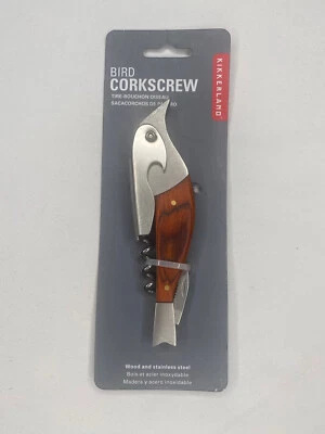 Kikkerland Madera Pájaro Sacacorchos Camareros Amigo Cerveza Vino Abridor de Botellas Nuevo Foto 1 de 2