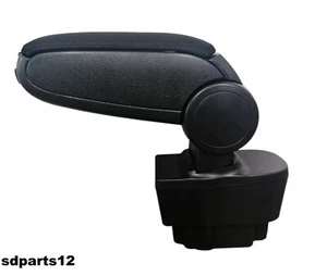 Bracciolo Specifico Tessuto Nero Per Opel Corsa D 2006-2014 Portaoggetti Braccio - Picture 1 of 7