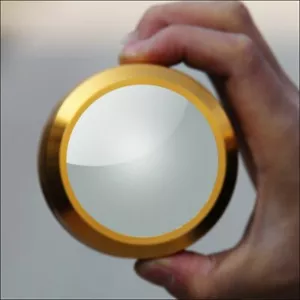 80mm Frame Metal Magnifier 3.5X Paperweight Magnifying Glass Loupe for Reading - Bild 1 von 4